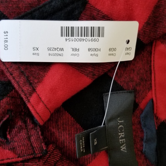 J. Crew Plaid Shirt-Jacket - Picture 2 of 4